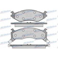 AC058445D AC Delco Комплект тормозных колодок, дисковый тормоз