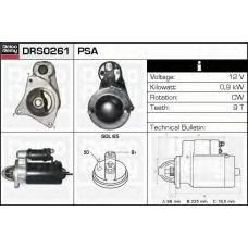 DRS0261 DELCO REMY Стартер
