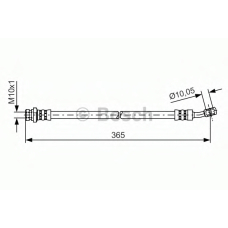 1 987 481 456 BOSCH Тормозной шланг