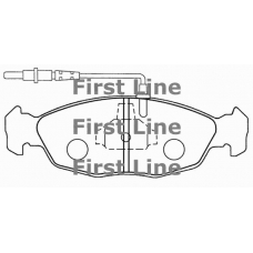FBP1100 FIRST LINE Комплект тормозных колодок, дисковый тормоз