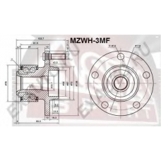 MZWH-3MF ASVA Ступица колеса