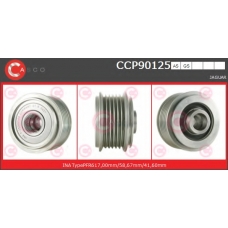 CCP90125AS CASCO Ременный шкив, генератор