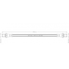 3120 REMKAFLEX Тормозной шланг