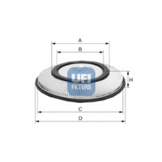 27.200.00 UFI Воздушный фильтр