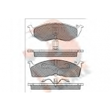 RB1377 R BRAKE Комплект тормозных колодок, дисковый тормоз