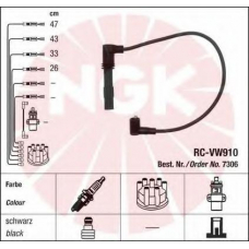 7306 NGK Комплект проводов зажигания