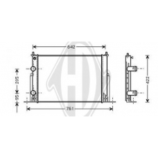 8346206 DIEDERICHS Радиатор, охлаждение двигателя