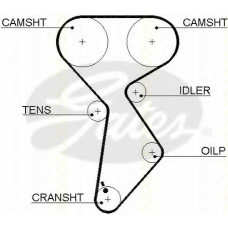 8645 5432xs TRISCAN Ремень ГРМ