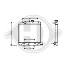 8562505 DIEDERICHS Радиатор, охлаждение двигателя