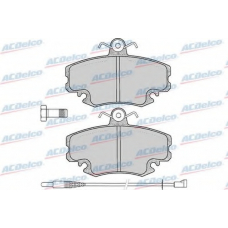 AC058349D AC Delco Комплект тормозных колодок, дисковый тормоз