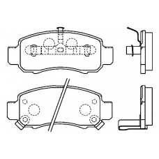 23616 133  0 5 T4067 TEXTAR Колодки тормозные