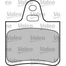 540428 VALEO Комплект тормозных колодок, дисковый тормоз