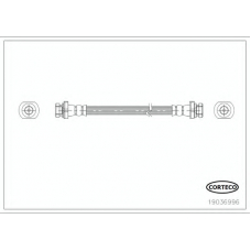 19036996 CORTECO Тормозной шланг