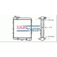 5000901 KUHLER SCHNEIDER Радиатор, охлаждение двигател