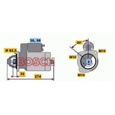 0 001 218 141 BOSCH Стартер