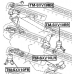 TM-SXV10FR FEBEST Подвеска, двигатель
