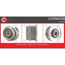 CCP90250 CASCO Ременный шкив, генератор