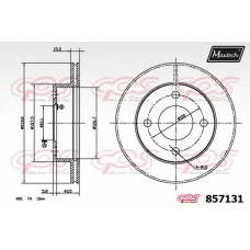 857131.6060 MAXTECH Тормозной диск