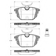 BLF1090 QUINTON HAZELL Комплект тормозных колодок, дисковый тормоз