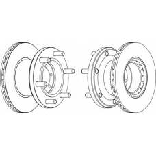 FCR133A FERODO Тормозной диск