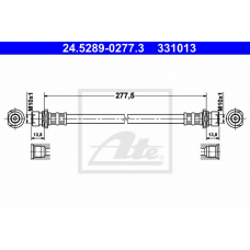 24.5289-0277.3 ATE Тормозной шланг