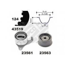 23519 MAPCO Комплект ремня ГРМ