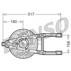 DER09012 DENSO Вентилятор, охлаждение двигателя