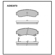 ADB3970 Allied Nippon Тормозные колодки
