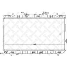 10-26602-SX STELLOX Радиатор, охлаждение двигателя