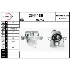 2644186 EAI Тормозной суппорт