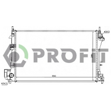 PR 5079A4 PROFIT Радиатор, охлаждение двигателя