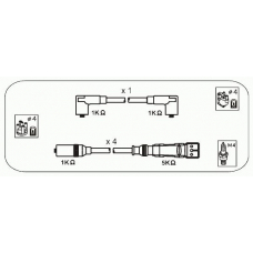 ABM29 JANMOR Комплект проводов зажигания