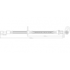 5203 REMKAFLEX Тормозной шланг