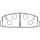 E2N033 AISIN Комплект тормозных колодок, дисковый тормоз
