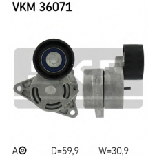 VKM 36071 SKF Натяжной ролик, поликлиновой  ремень