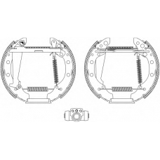 8DB 355 004-151 HELLA PAGID Комплект тормозных колодок