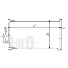019-016-0008 LORO Конденсатор, кондиционер