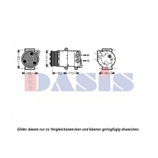 851689N AKS DASIS Компрессор, кондиционер