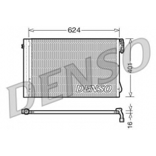 DCN05011 DENSO Конденсатор, кондиционер