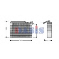 820144N AKS DASIS Испаритель, кондиционер