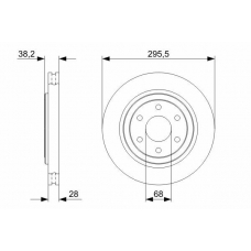 0 986 479 356 BOSCH Тормозной диск