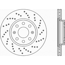 BDRS2258.25 OPEN PARTS Тормозной диск