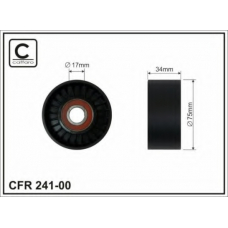 241-00 CAFFARO Паразитный / ведущий ролик, поликлиновой ремень