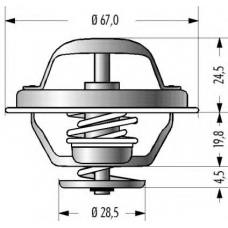 QTH212 QUINTON HAZELL Термостат, охлаждающая жидкость