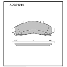 ADB31014 Allied Nippon Тормозные колодки