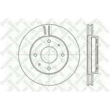 6020-3010V-SX STELLOX Тормозной диск