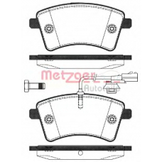1351.01 METZGER Комплект тормозных колодок, дисковый тормоз
