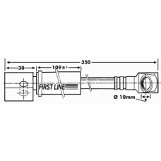 FBH6338 FIRST LINE Тормозной шланг