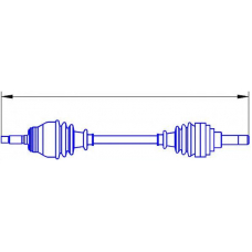 12562 SERCORE Приводной вал