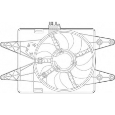 069422025010 MAGNETI MARELLI Вентилятор, охлаждение двигателя